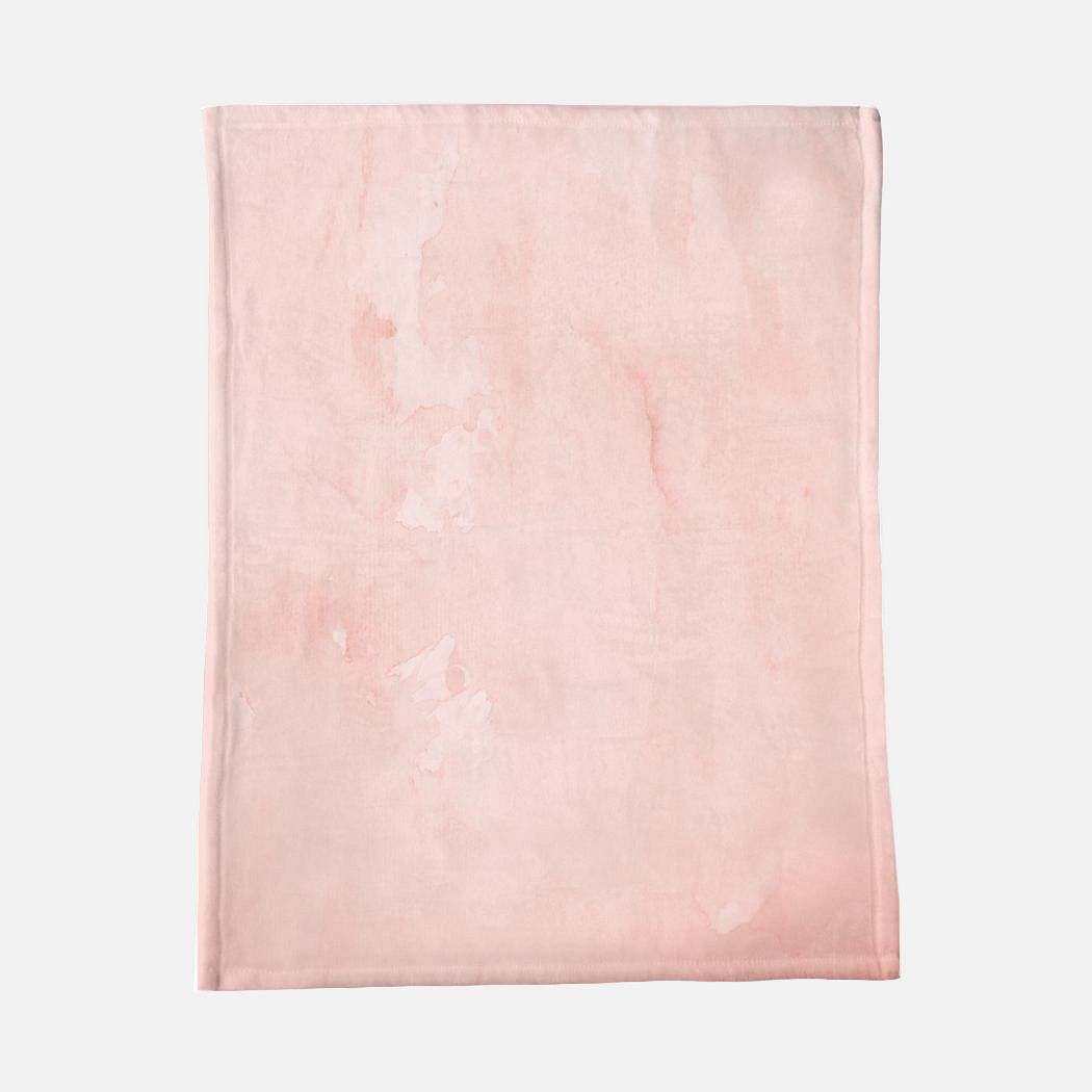 Frosted Pink Minky Blanket