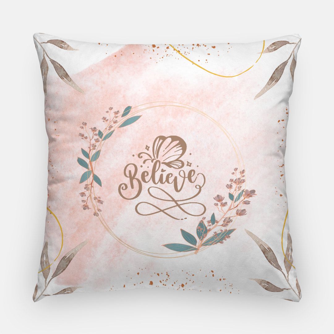 Believe Pillow (oversized)