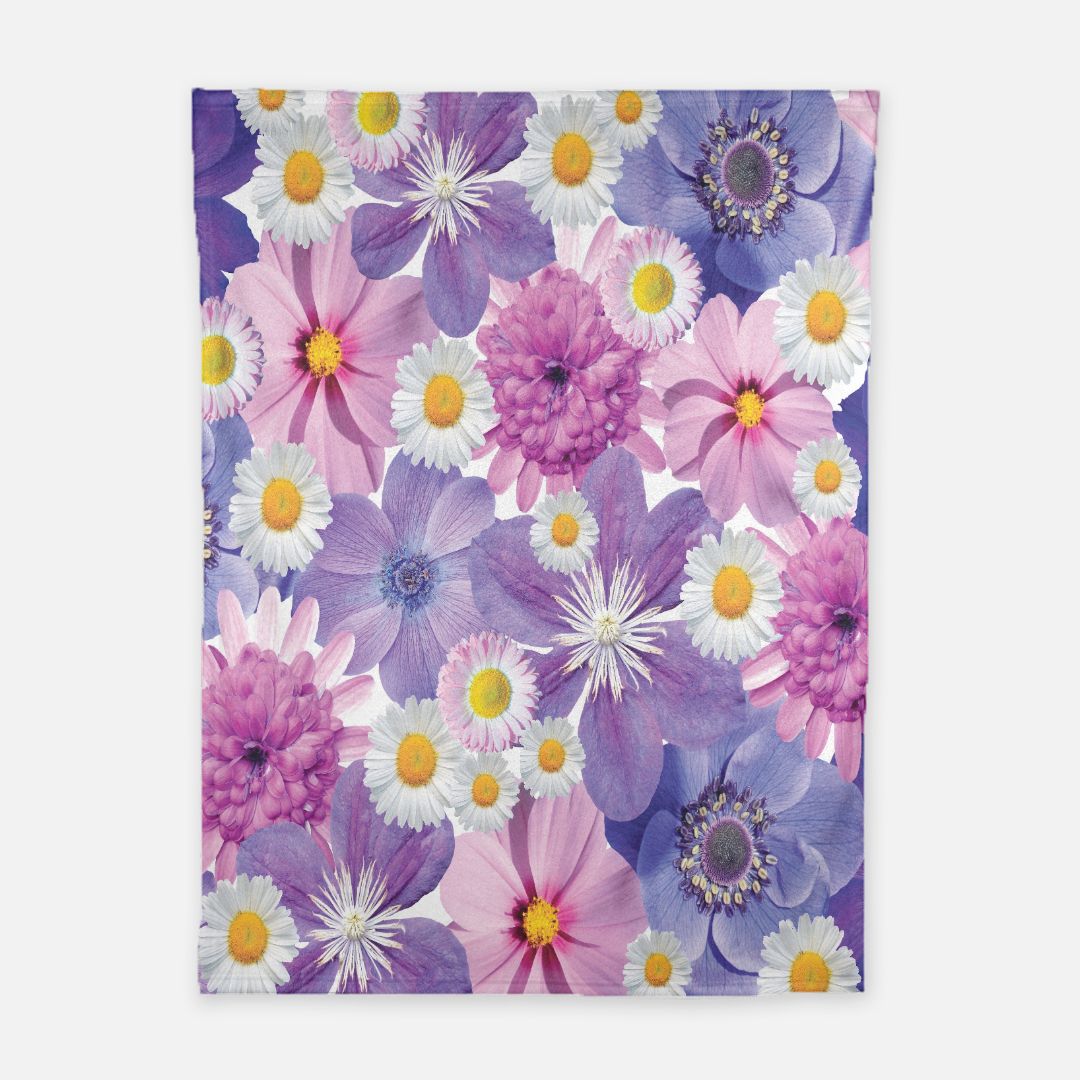 English Garden Fleece Blanket