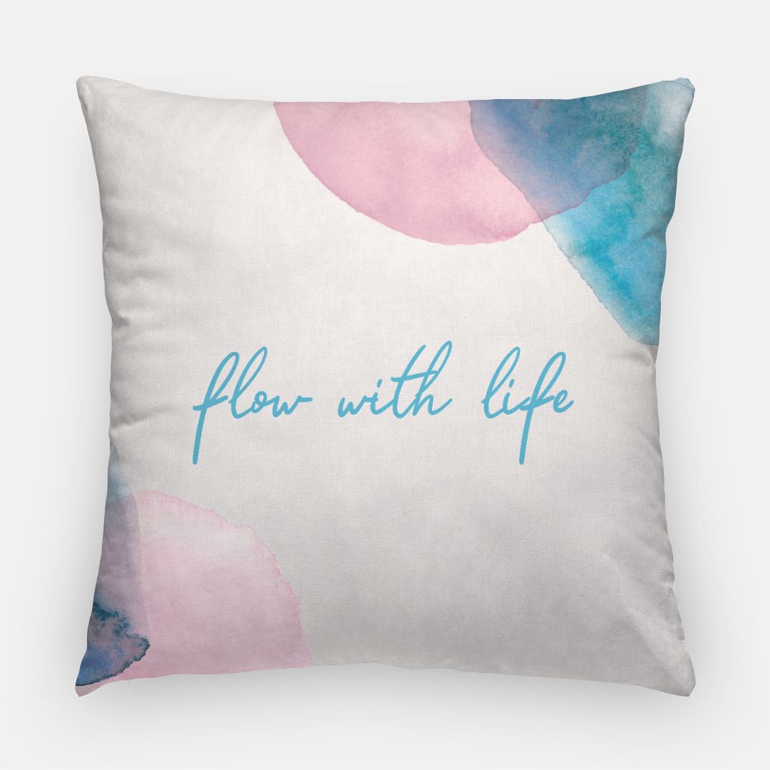 Flow With Life Pillow (oversized)