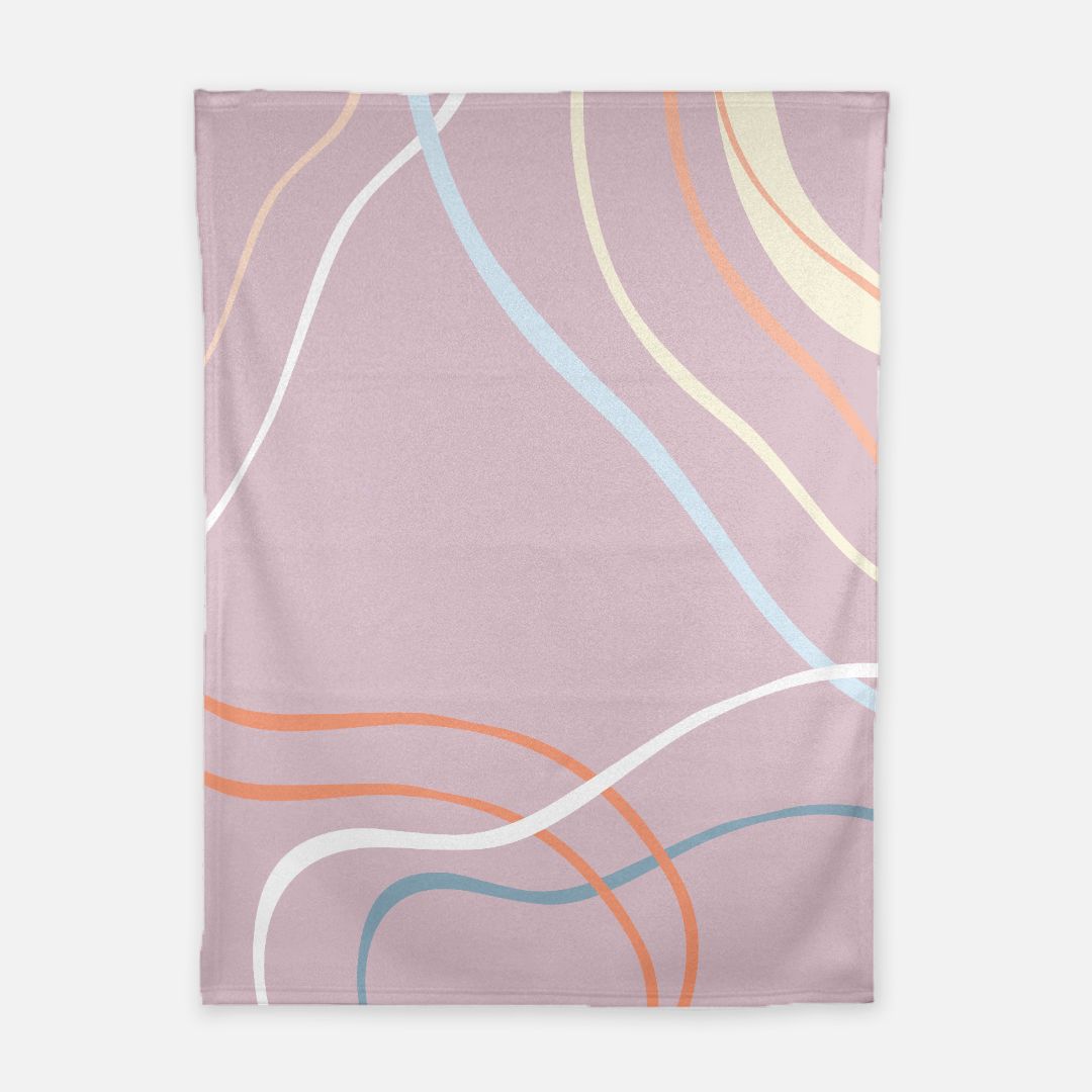 Abstract Fleece Blanket