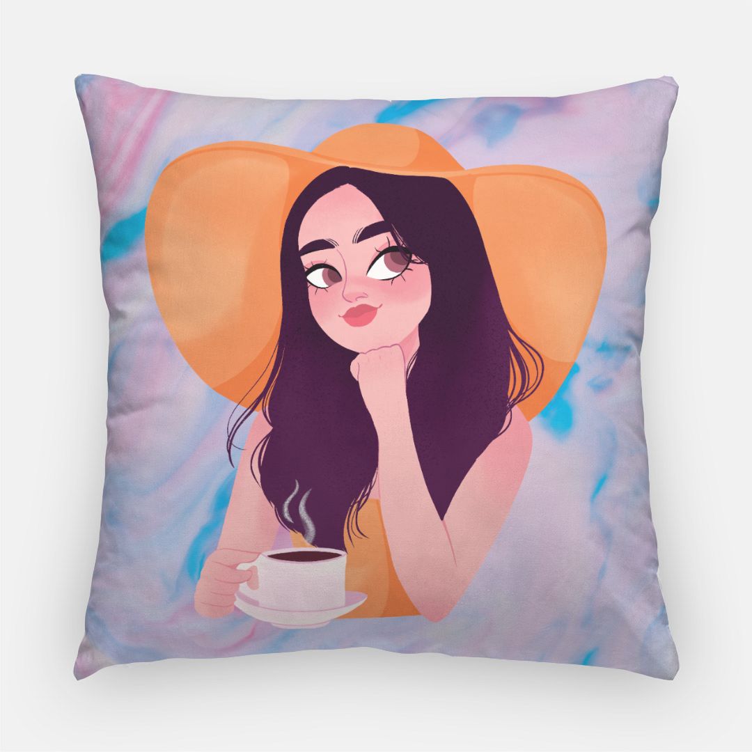 Drink It In Graphic Pillow (oversized)