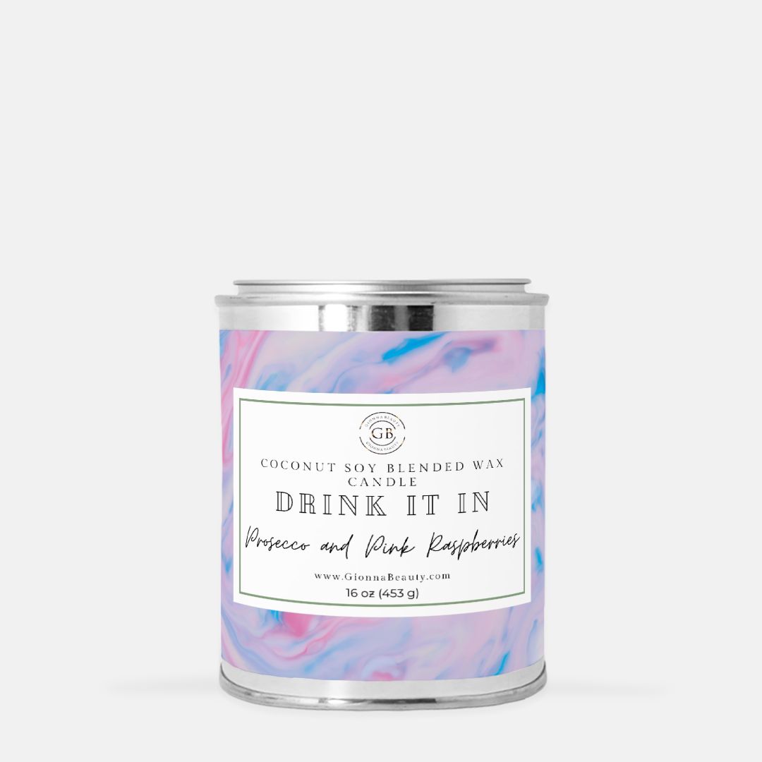 Prosecco and Pink Raspberries-Drink It In 16oz Collection