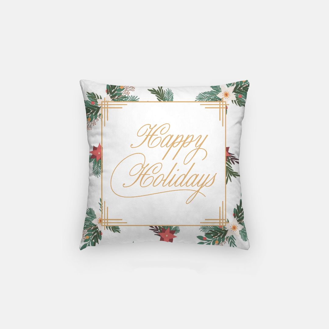 Holiday Text Pillow (standard)