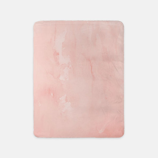 Frosted Pink Sherpa Blanket