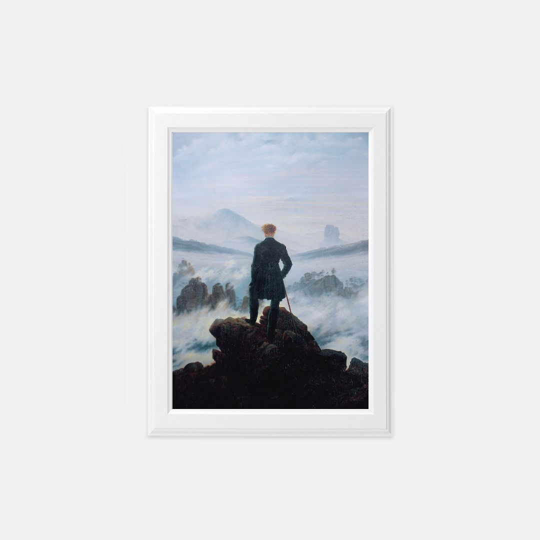 Wanderer above the Sea of Fog Print