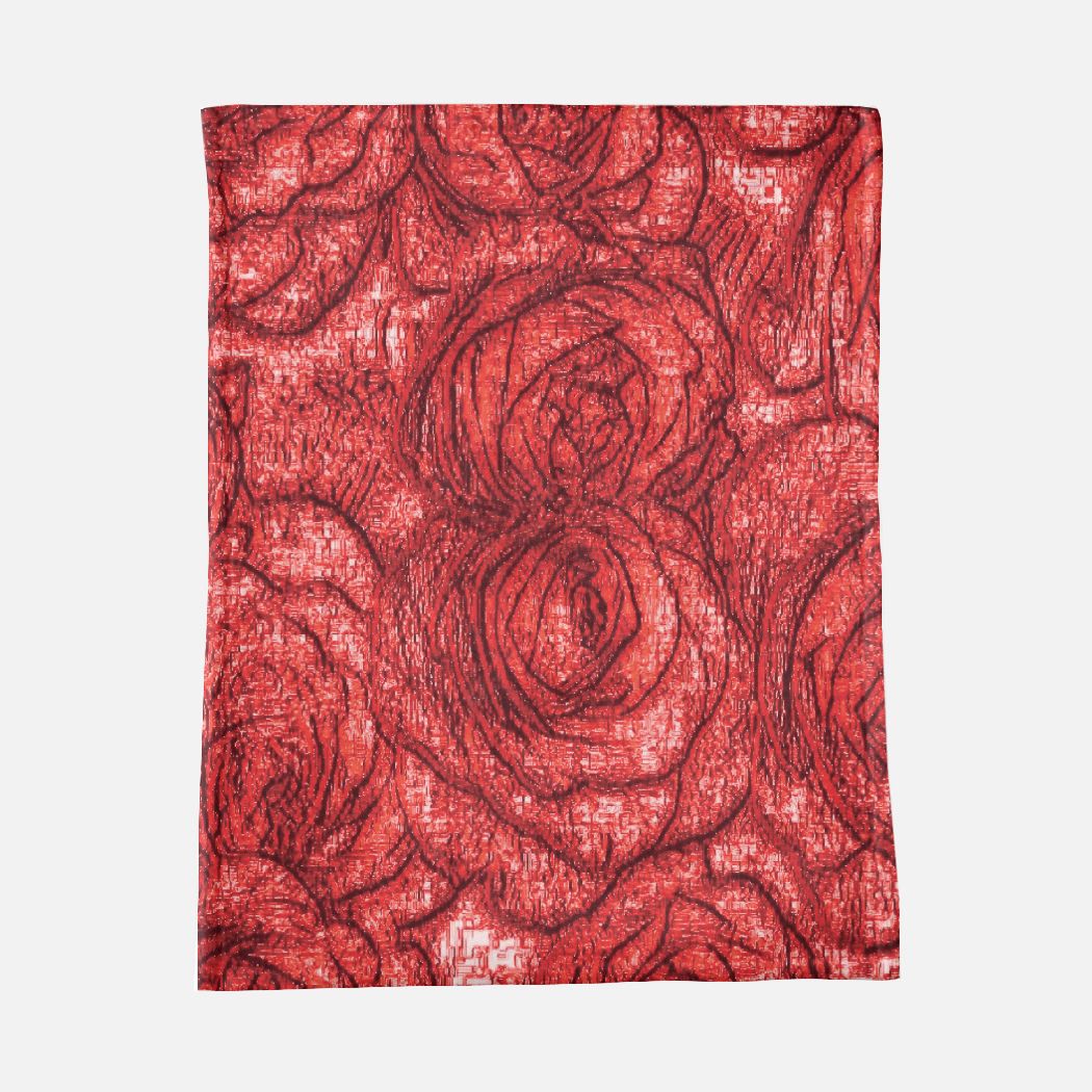 Lace Roses Minky Blanket