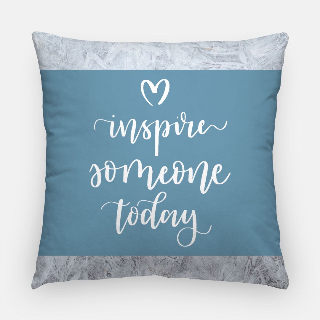 Frosted Favorites Text Pillow (oversized)