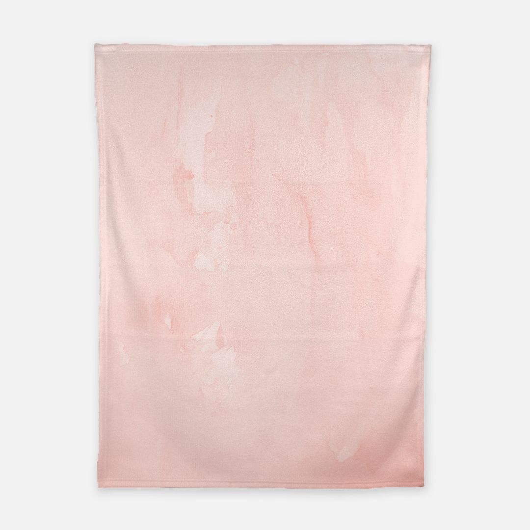 Frosted Pink Fleece Blanket